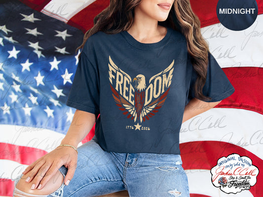 Freedom Eagle T-Shirt — Patriotic 1776 to 2026 America's 250th Graphic Tee