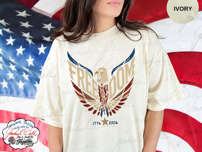 Freedom Eagle T-Shirt — Patriotic 1776 to 2026 America's 250th Graphic Tee