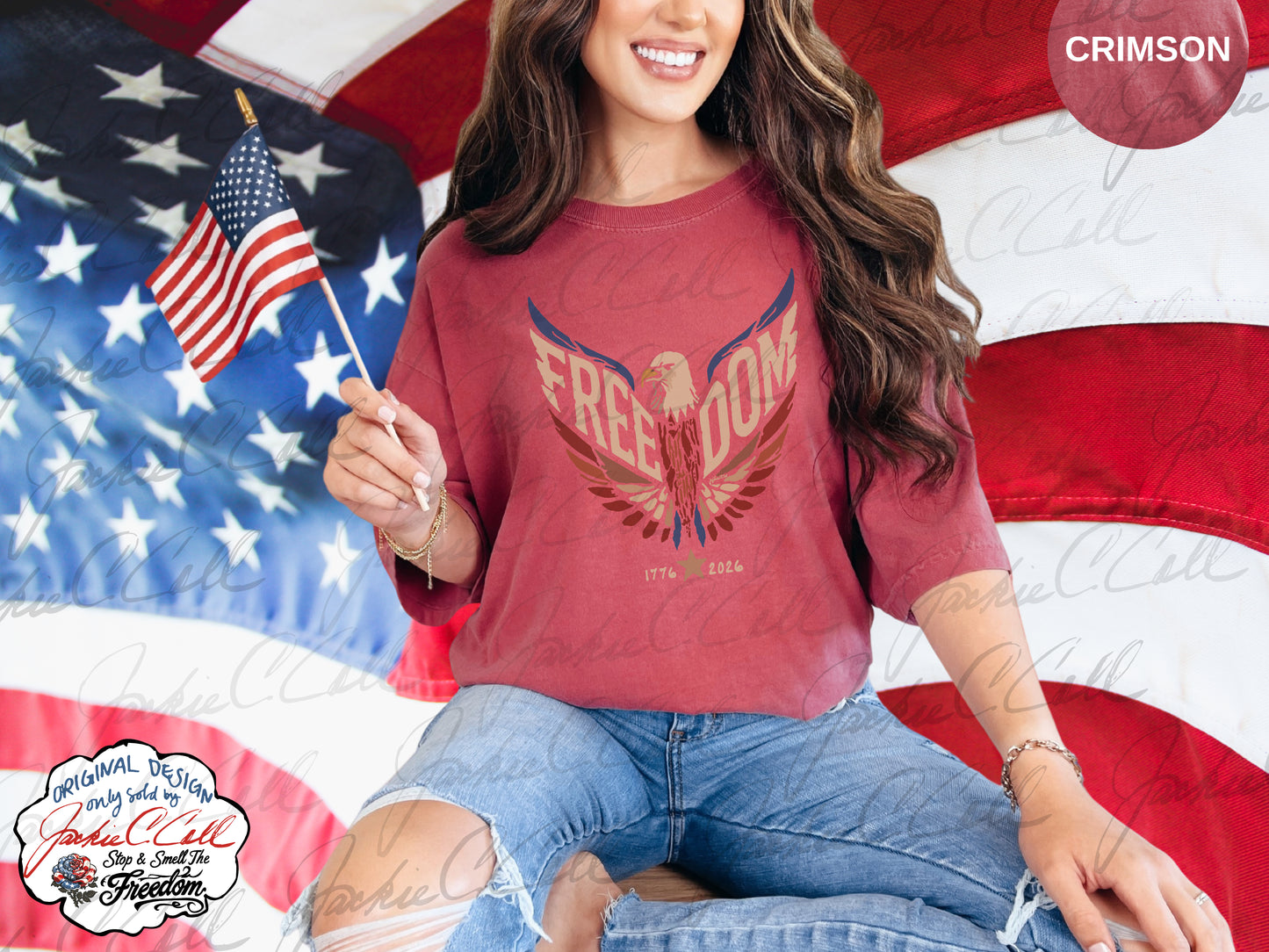Freedom Eagle T-Shirt — Patriotic 1776 to 2026 America's 250th Graphic Tee