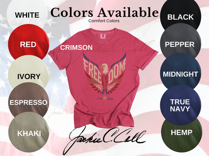 Freedom Eagle T-Shirt — Patriotic 1776 to 2026 America's 250th Graphic Tee